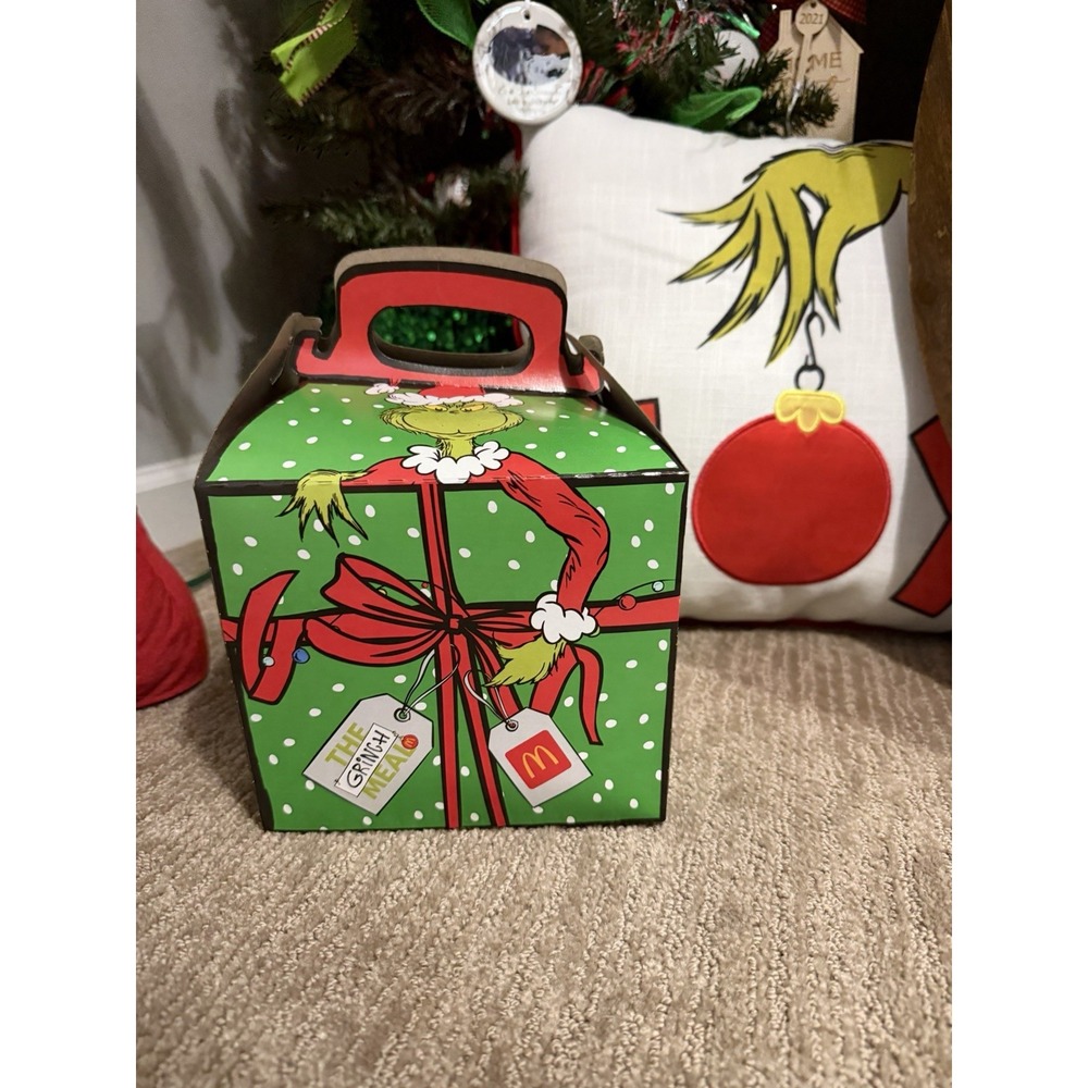 2025 McDonalds Christmas Limited Edition Grinch Happy Meal‎ BOX ONLY